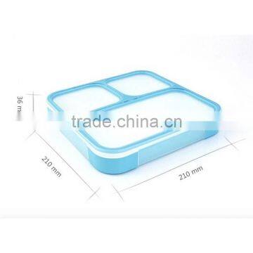 China High Quality Custom Eco-friendly Plastic Food Container Portable Lunch Box With Lock 2016 photo-2