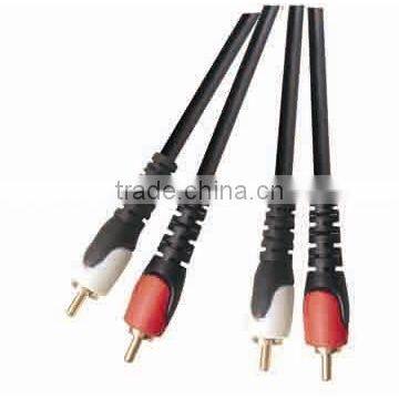 2RCA Plug to 2RCA Plug Video Interconnect Cable VK2-0039