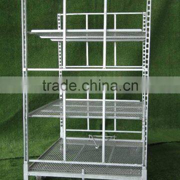 Big Flower Trolley Heavy Load Capacity Metal Mesh Trolley photo-2