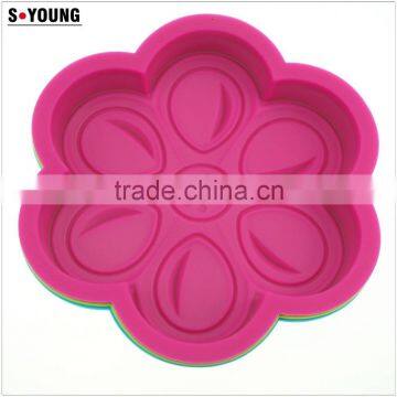 11197 Fashion Flower Shape Silicon Cake Mould photo-2