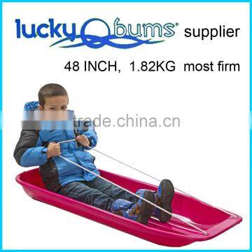 48" Length snow sled for adults / EU Standard Kids Folding Plastic Snow Sled