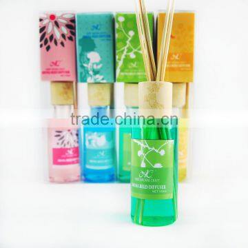 EA3-140013 Hotsale Decorative Natural Aroma Reed Diffuser With Wooden Cap photo-2