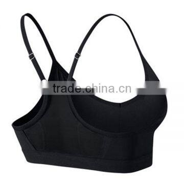 Custom Made Laidies High Quality Spandex & Polyester Blank Sports BRA photo-2