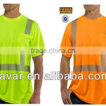 Mens High Visibility Class 2 Short Sleeve T-Shirt