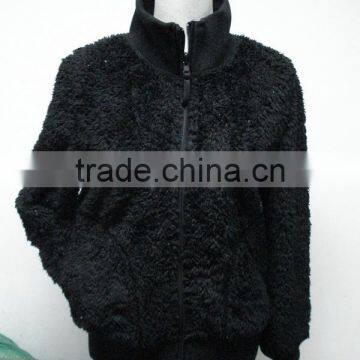 coral fleece jacket