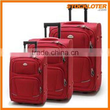 Readymade Stock Lots carrying bag & sale trolley luggage & trolley bag leather