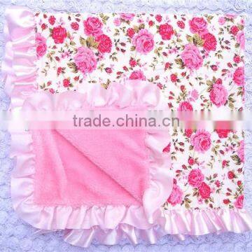 Wholesale Baby Blanket Cotton, Ruffle Knit Cotton Baby Blankets photo-3