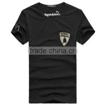 Manufactory Custom Logo Embroidered T Shirt, 100% Coton Fabric photo-2
