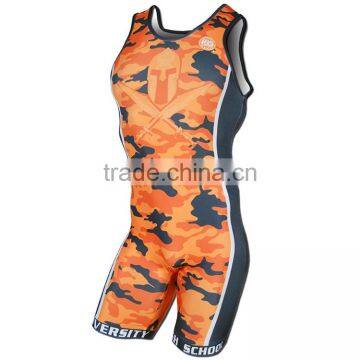 Custom and Cheap Fashionable Wrestling Singlets for Sale photo-2