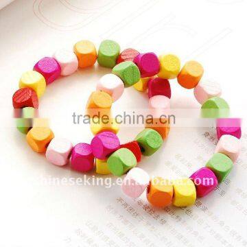 fashion color wood beads bracelets, West style jewelry, fashion children bracelet jewelry