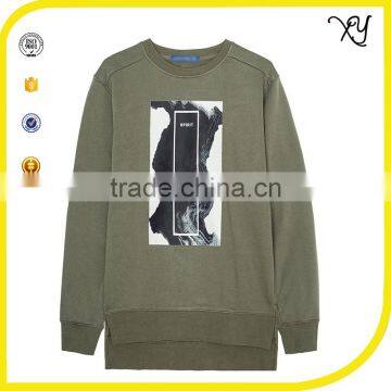Printing High Quality Custom 100 Cotton Sweatshirts Wholesale Crew Neck French Terry Sweatshirt photo-2