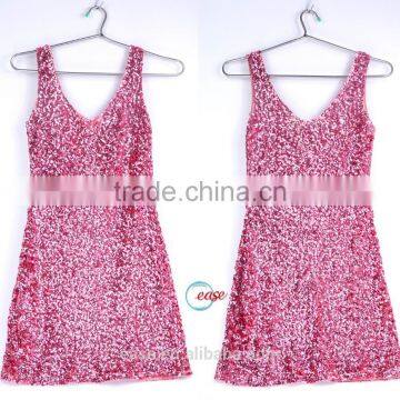 2016 western evening party beading dress sweater