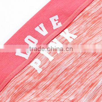 2017 China Manufacturer Personalized Your Own Brand Logo Design 95% Cotton 5% Spandex Private Label Women Hot Sexy T-Back Thongs photo-2