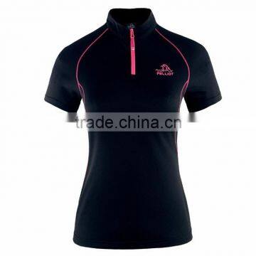 2017 Summer High Quality Women Stand Collar T-shirt photo-4