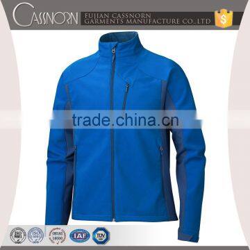 Hot Sale Custom Design Breathable Orange Softshell Jacket photo-2