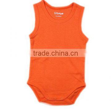 2017 New Design Baby Rompers Plain 100% Cotton photo-6
