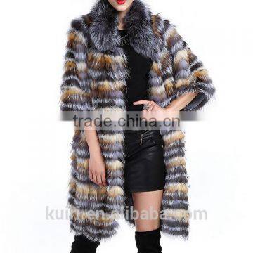 PC-257 Brand Elegant Style Women Winter Coat Real Fox Fur Coat photo-5
