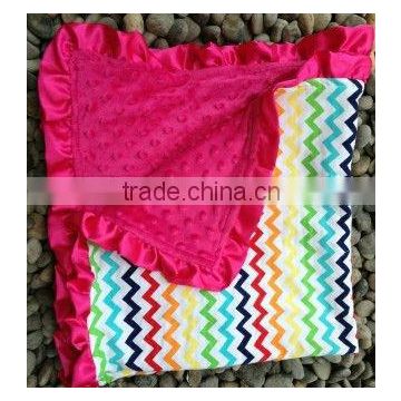 wholesale Baby Chevron Minky Blanket knitting Baby Minky Blanket,baby cotton blanket minky dot, baby swaddle blankets