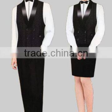 Restaurant Unisex Uniform Black Vest photo-6