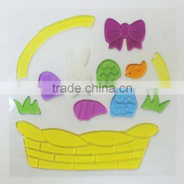 DIY Sticky Gel Window Decoration Happy Easter Window Sticker photo-6