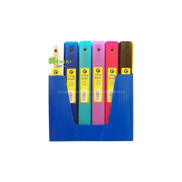 Colored PP 3 O Ring Binder Folder