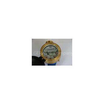 Brass Body Domestic Water Meters , Rotary Vertical Water Flow Meter with 99999 m3 Max Reading