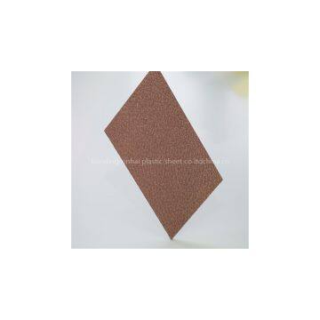 XINHAI UV resistant PC diamond polycarbonate embossed sheet