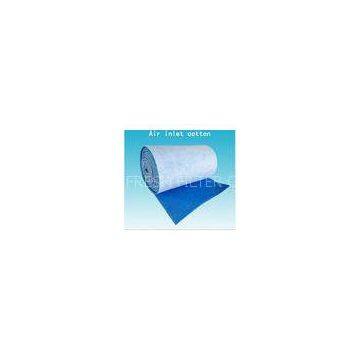 Inlet Cotton Blue White Pre Air Filtration Media Spray Booth Air Filter Roll Material