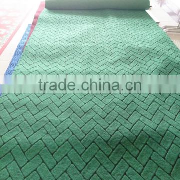 home textile double jacquard carpet for office hotel and stair