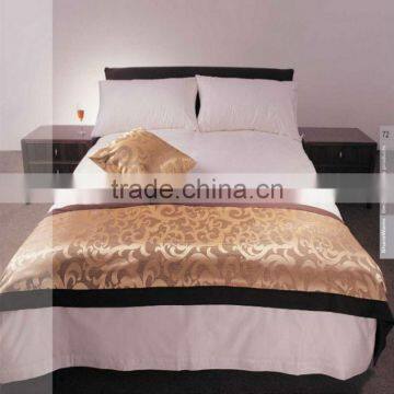 White bed linen for hotels