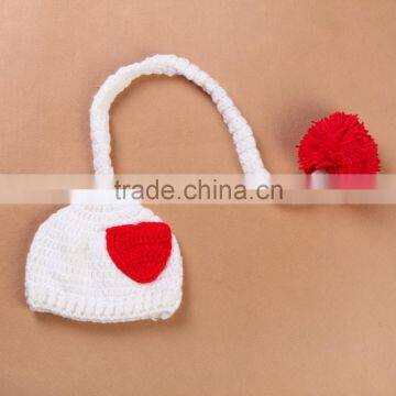 2014 baby girl crochet christmas hat handmade christmas hat