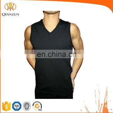 Custom Blank V-neck T-shirts Sleeveless Men