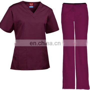 Custom Women Design Hospita Staff Nursing Scrub Suits Uniforms