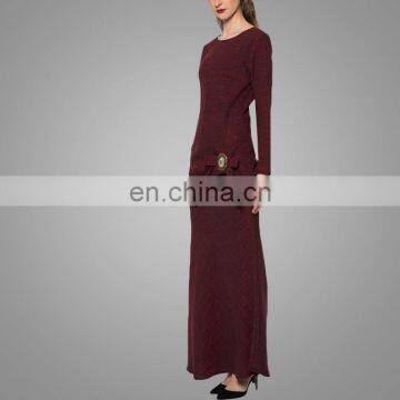 Red Rock Modern Kurung Long Sleeve Baju Kurung Muslimah for Pregnant Woman photo-4