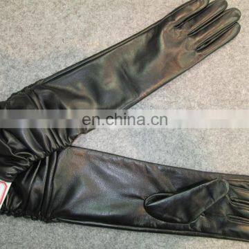 top quality fashion sheep leather gloves for gift