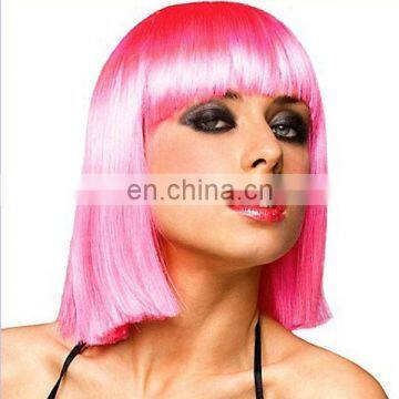 Neon Pink Cleo Wig