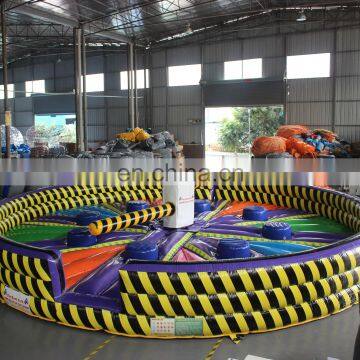 Inflatable meltdown game/inflatable wipeout course for sale