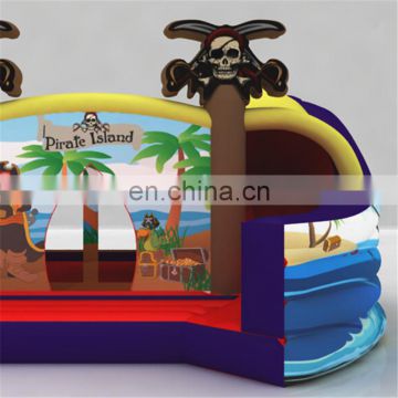 2017 new design Pirate Inflatable bounce house Combo, hot sale inflatable pirate ship