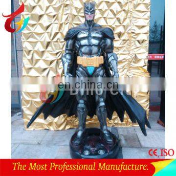 Fiberglass movie superhero statue for exhibition