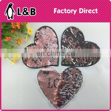 2017 Custom Double Face Sequin Applique Double Side Patch photo-5