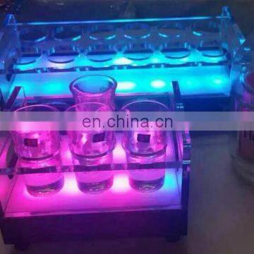 Factory directly acrylic shot glass tray