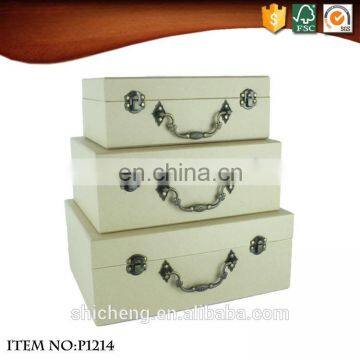Shantou Shicheng Kraft Paper Suitcase Box Storage Organizer photo-4