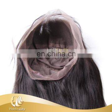 Hot Sale Unprocessed Brazilian Human Hair, 10''-20'' Ear to Ear 360 Lace Frontal photo-6