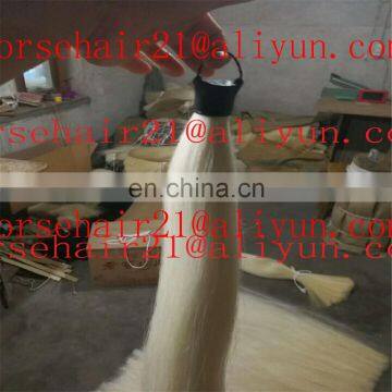 Natural Tapered Bottom ( Single Drawn ) Horse Tail Extensions for Sale photo-5