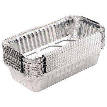 Aluminum Pans Disposable for Toaster Oven [100 Pack], Aluminum Tins Baking, Foil Pans for Broiling, Roasting, Grilling, Cakes, Pies (900 ML)