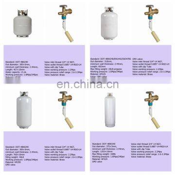 High Quality Camping 20LB Lpg Gas Cylinder
