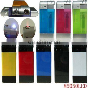 high quality windproof gas lighters with LED