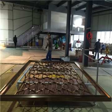 JYF0041 Stainless Steel Cnc Cutting Partition Architectural Laser Cut Cnc Cut Metal Partition Screens