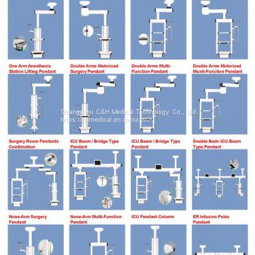 Hospital Operating Room Gases Supplying Equipment: Ceiling Medical Pendant System