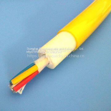 With Sheath Color Yellow Cable Acid-base Uv-stable Rov Cable